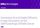Generative AI and Stable Diffusion  Image Generation on the Dell PowerEdge XE9680 Server